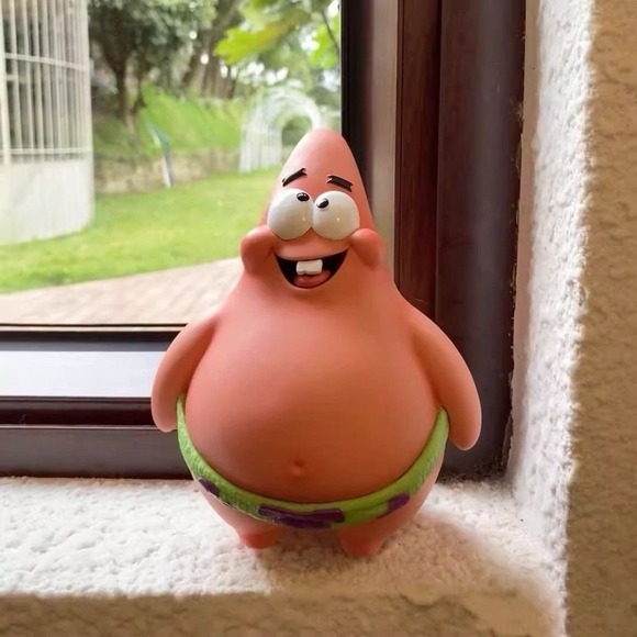 Other - Pink Patrick Star Figurine SpongeBob Pink Starfish Toy Funny Shorts 6.5in funny
